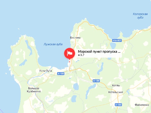 Пункты пропуска через госграницу на Яндекс.Картах